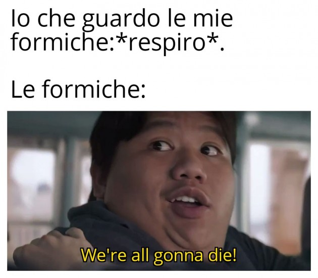 Mio padre che parla sopra alla provetta e mi chiede perché siamo così agitate..