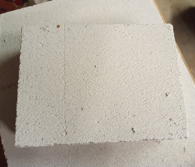 Taglio del blocchetto (17x12)